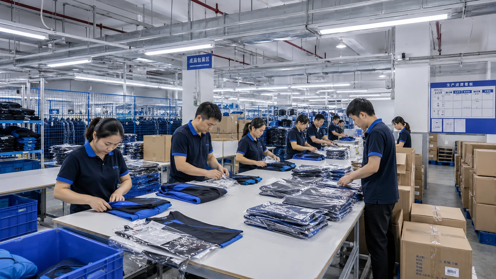 Kadania packing and delivery preparation area